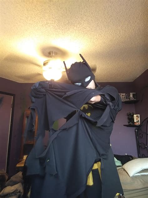 New Homemade Batsuit Self Cowl Is Wip R Cosplayers