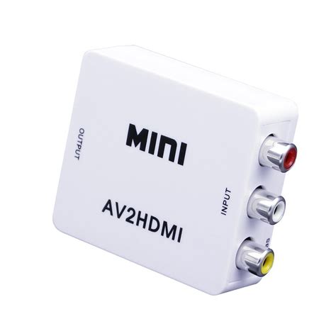 Premiumav Mini 1080p Composite Av Rca To Hdmi Video Converter Adapter