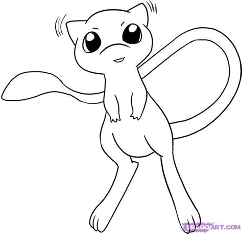 How To Draw Mew Step By Step Pokemon Characters Anime Draw Az