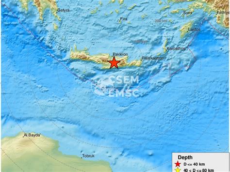 Erős Földrengés Rázta Meg Hétfő Reggel Krétát