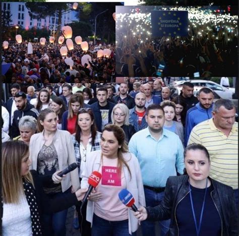 Protesta e djeshme u shoqërua nga dritat e shpresës Kryemadhi Dita