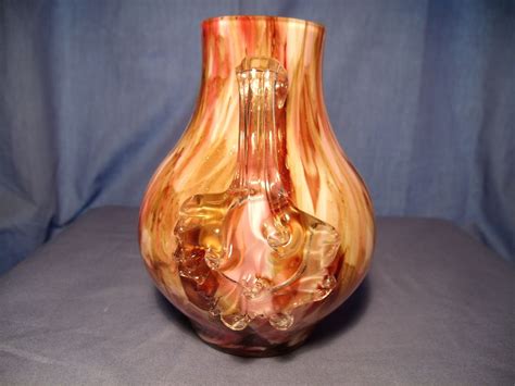 Stevens And Williams Mottled Bud Vase From Glassalley On Ruby Lane