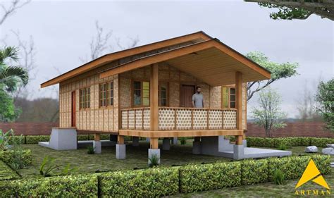 Pin By Gimini On Bahay Kubo Country House Design Bamboo House Design