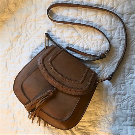 Franco Sarto Bags Franco Sarto Tan Saddle Crossbody Purse Poshmark