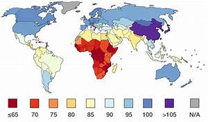World Ranking Of Countries By Their Average Iq