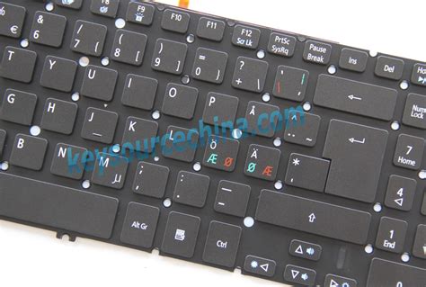 Backlit Acer Aspire V5 531 V5 551 V5 571 M3 581 M5 581 Nordic Keyboard