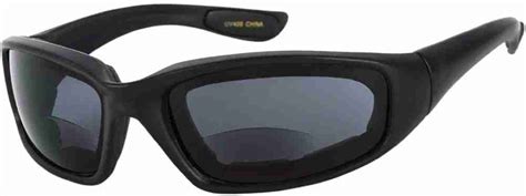 Motorcycle Bifocal Reading Sunglasses With Foam Padding Mass Vision Eyewear