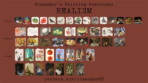 Oleander — Oleanders Sims 4 Painting Overrides This File