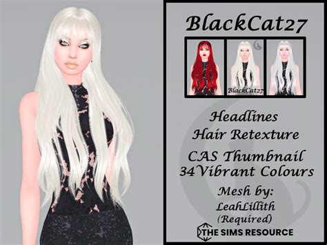 The Sims Resource Leahlillith Headlines Hair Retexture Mesh Needed