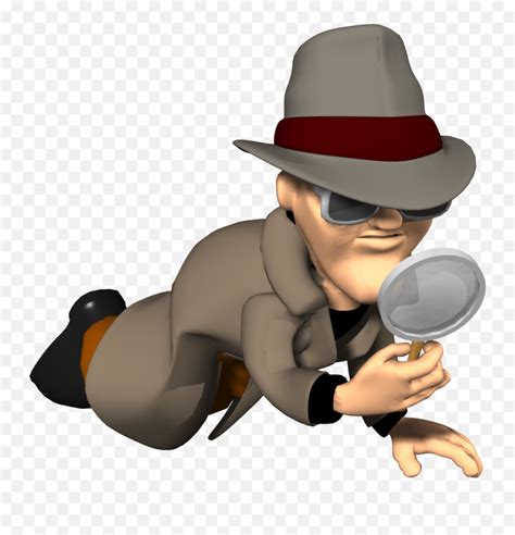 Detectives Transparent Detective Png Emojiinvestigator Emoji Free