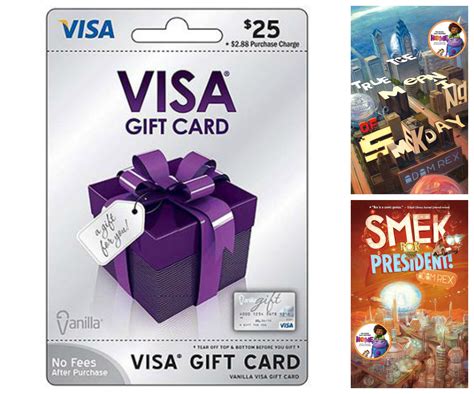 Gift the gift of a vanilla prepaid mastercard. The Books that Inspired HOME movie + $25 Visa Gift Card ...