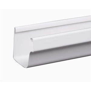 At lowe's, we have a huge selection of gutters, gutter downspout components, gutter connectors and gutter brackets. 5-in x 10-ft White Vinyl Traditional K-Style Gutter | Lowe's Canada