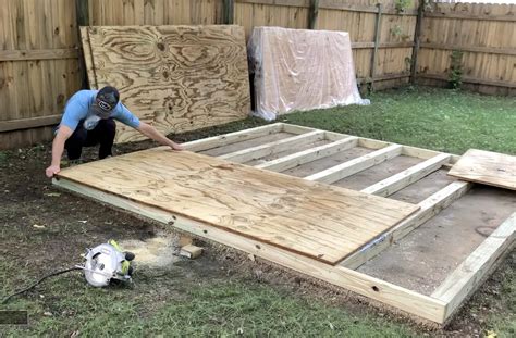 How To Build A Shed Floor Base Diy Step By Step Guide At Improvements