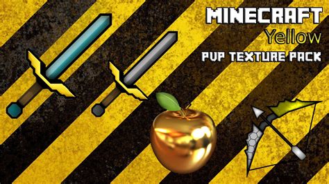 Minecraft Hd Pvp Texture Pack Yellow Pack Cool Swords