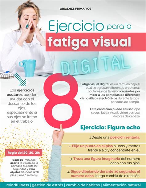 Ejercicio Para La Fatiga Visual Digital Consejos Para La Salud Vida Saludable Consejos