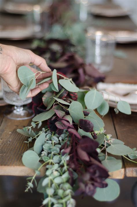How To Make A Fresh Greenery Table Garland Sanctuary Home Decor