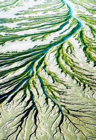 A usually triangular mass of sediment, especially silt and sand, deposited at the mouth of a river. Landforms - Delta | Delta landform, Aerial view, Delta