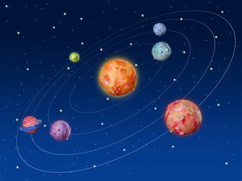 banner de astronomia del sistema solar vector de stock