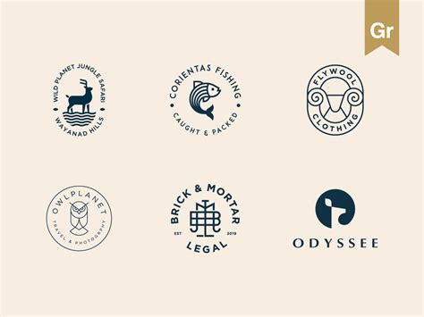 Elegant Logo Collection Behance Feature By Ahmedcreatives Logo Icons