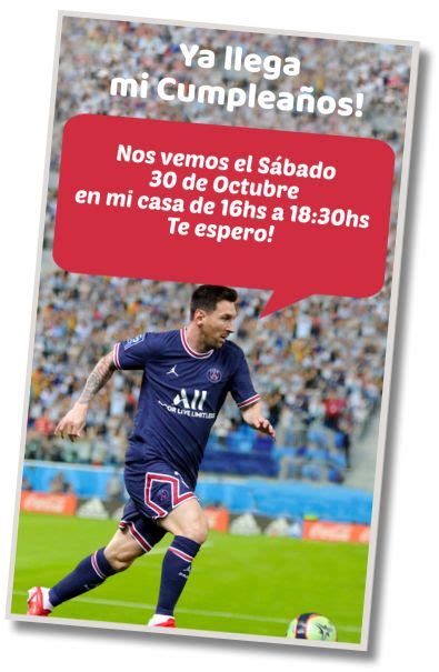 MEJORES Invitaciones Messi WHATSAPP DIGITAL