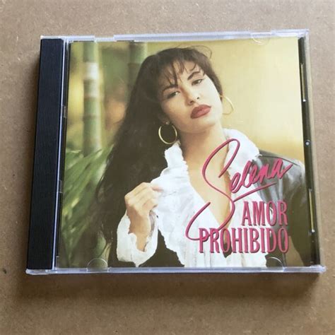 Selena Amor Prohibido Cd 1994 Emi Tejano Cumbia Quintanilla Los