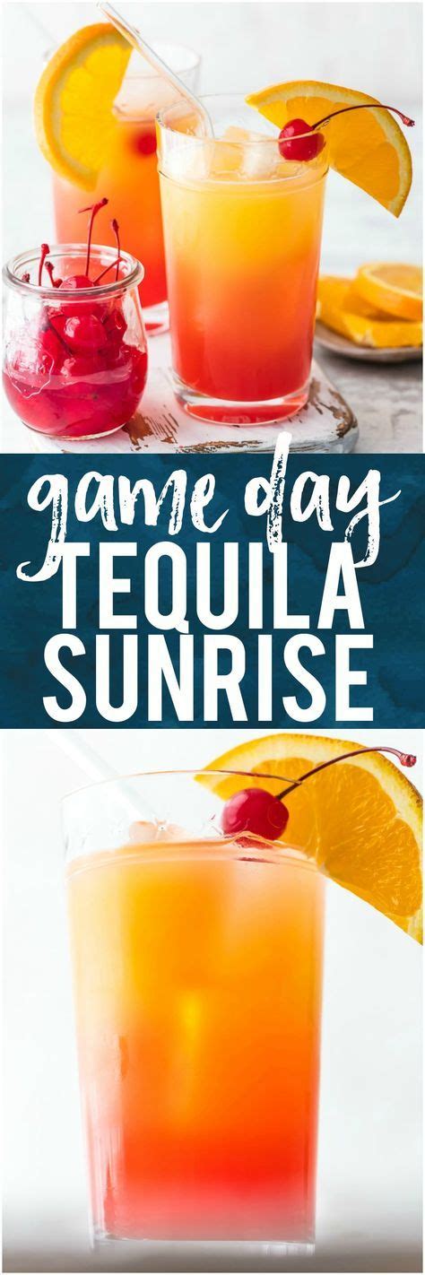 This Game Day Tequila Sunrise Is Tailor Made For