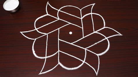 Step By Step Easy Rangoli Designs With Dots