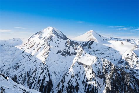 Snow Capped Mountains Stock Photo Image Of Scenery 176471302