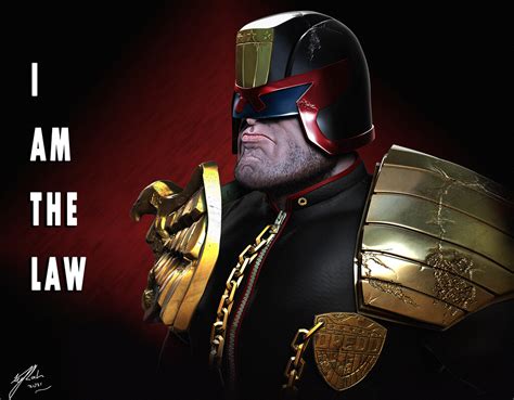 I Am The Law Judge Dredd ZBrushCentral
