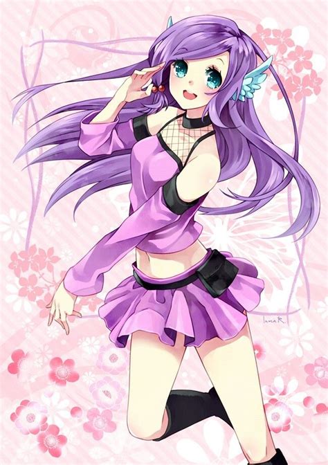 132 Best Anime Girls Purple Hair Images On Pinterest Anime Girls