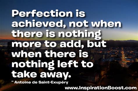 Perfection Quote Inspiration Boost
