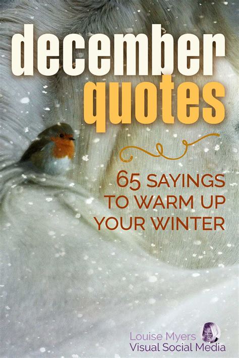 65 December Quotes To Delight The Whole Month Through Louisem