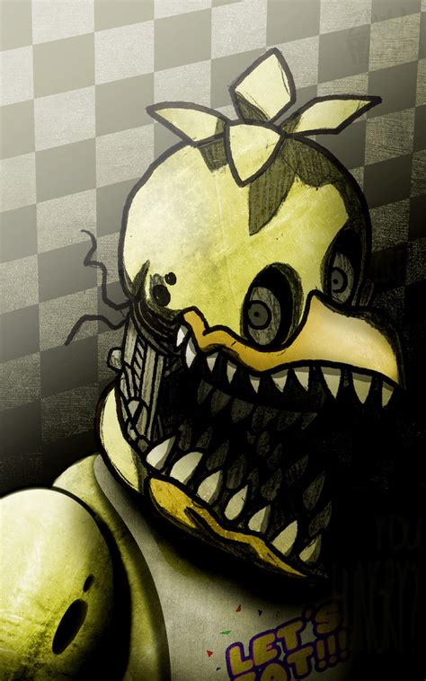 Withered Chica Fnaf 2 By Anchortoon On Deviantart