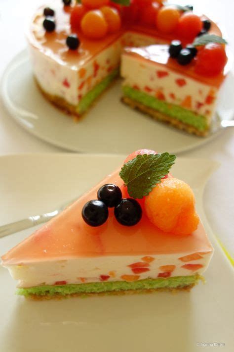 Jetzt ausprobieren mit ♥ chefkoch.de ♥. Melonen-Joghurt-Torte | Kuchen und torten, Joghurttorte ...