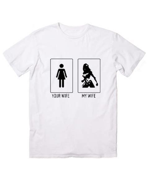 Wonder Woman Wife T-Shirt - Custom T Shirts No Minimum