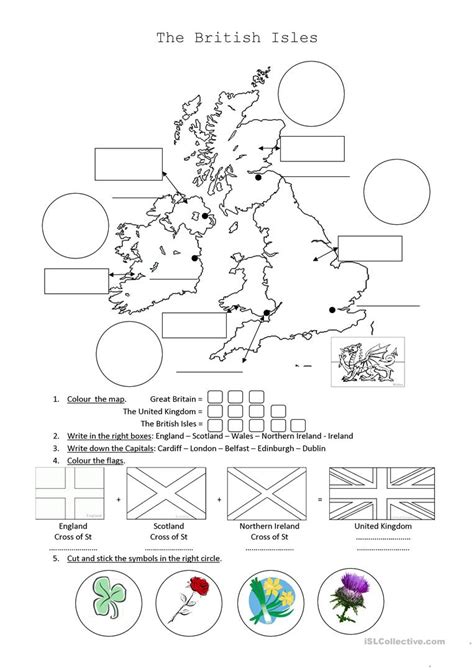Free interactive exercises to practice online or download as pdf to print. The British Isles - English ESL Worksheets for distance ...