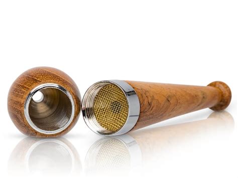 Zeppelin Wood Smoking Pipe For Dry Herbs Take A Smoke