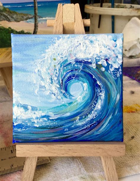 Cute Canvas Paintings Small Canvas Art Canvas Painting Diy Sea