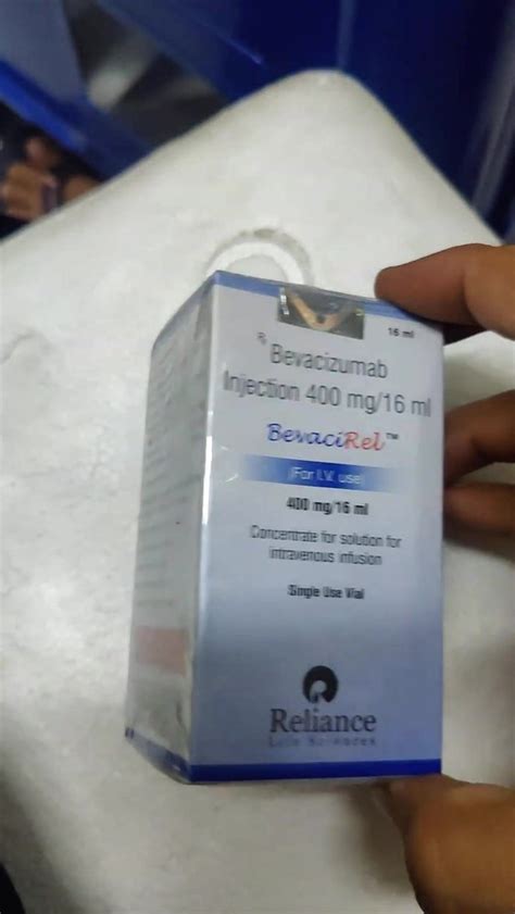 Reliance Life Science Bevacirel 400mg Inj Packaging Box At Rs 23000