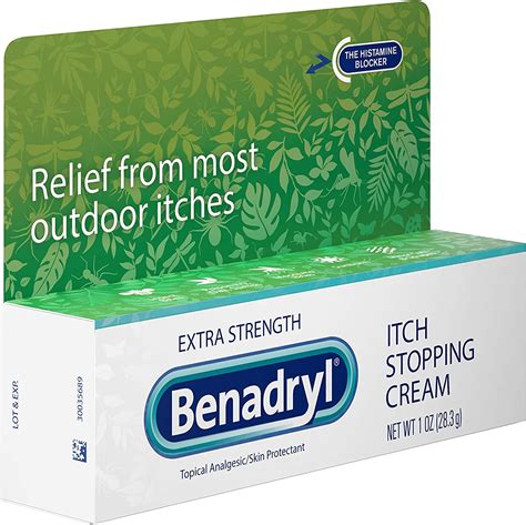 Buy Benadryl Extra Strength Itch Stopping Anti Itch Cream With