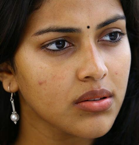 South Indian Actress Amala Paul Face Closeup Photos Without Makeup