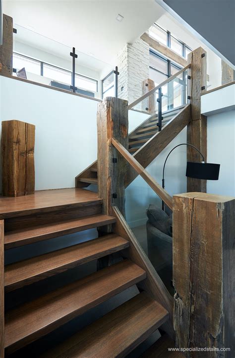 Rustic Modern Staircase Specialized Stair And Rail