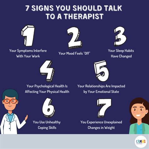 7 Signs That You Should Talk To A Therapist Camhs Professionals