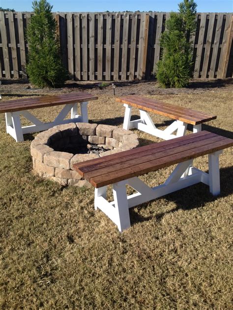 Fire Pit Benches Ana White