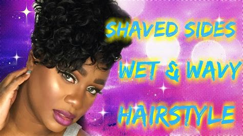 This texture is one of the most popular braiding textures. WET & WAVY HAIR WITH SHORT HAIR AND SHAVED SIDES PT2 - YouTube