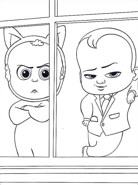 The Boss Baby Coloring Pages Print For Kids Wonder Day — Coloring