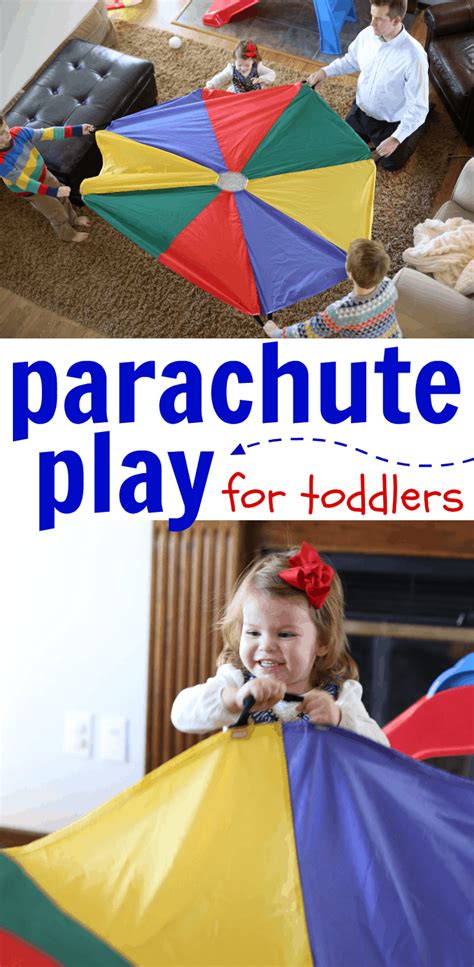 Getting your kids to bed is hard enough; Parachute Play for Toddlers - I Can Teach My Child!
