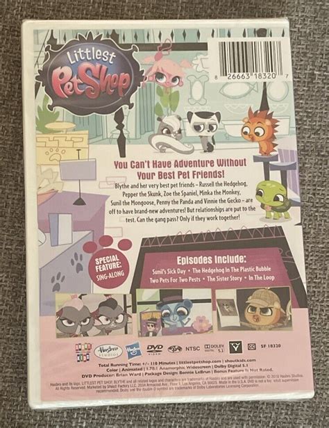 Littlest Pet Shop Best Pet Friends Dvd 2018 For Sale Online Ebay