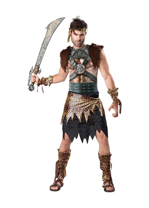 Barbarian Warrior Men Costume Greek Costumes