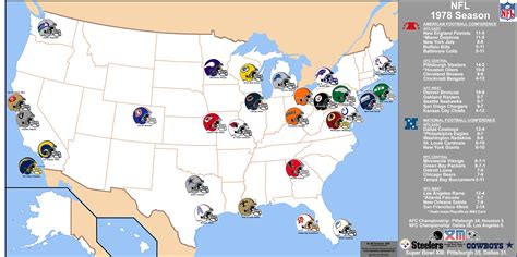 Jacksonville on this map is probably as little deceiving. NFL, 1978 Season: Map with Helmets. « billsportsmaps.com